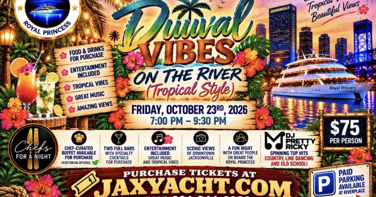 Duuval Vibes on the River...Tropical Style!